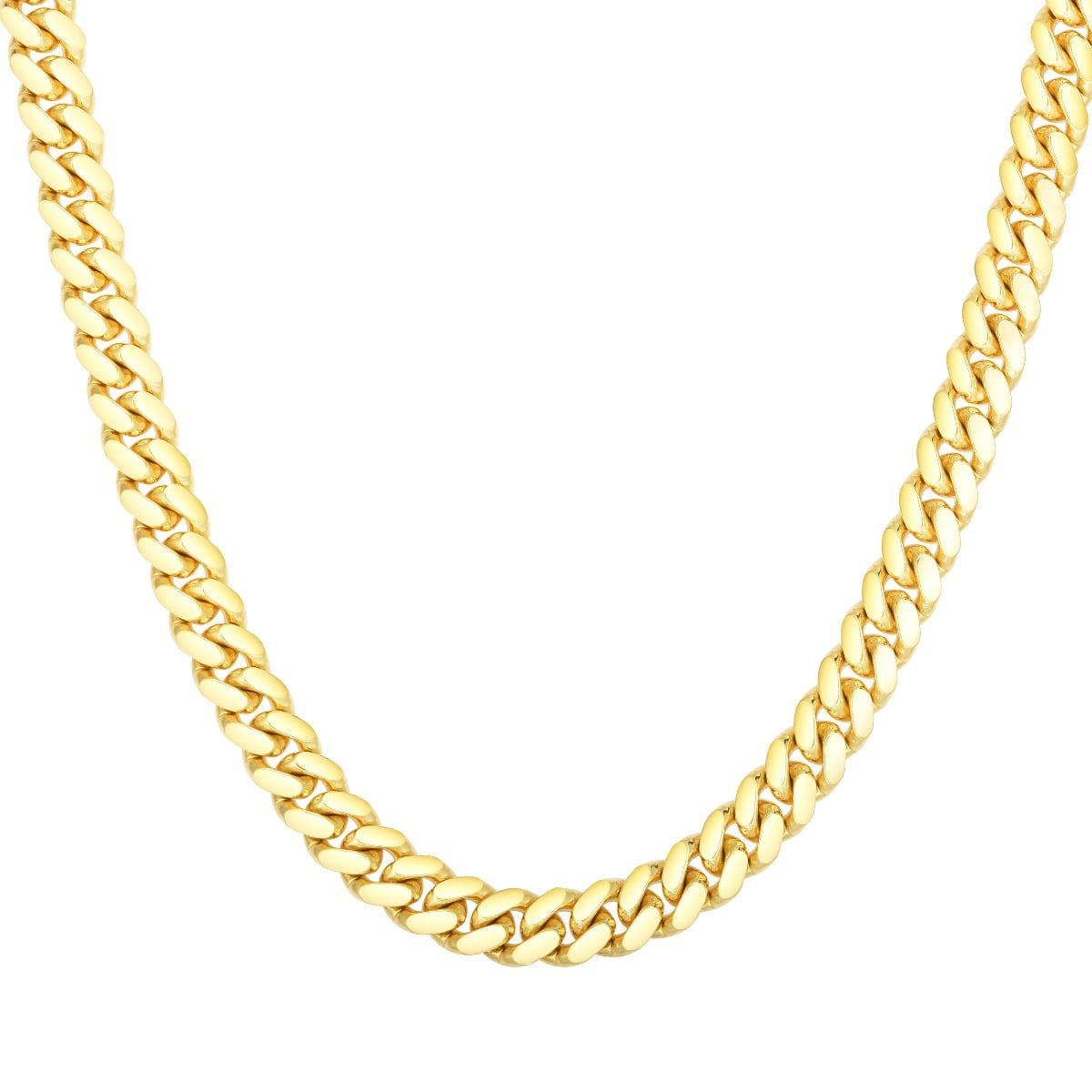 14K Gold 24" 8.2mm Classic Miami Cuban