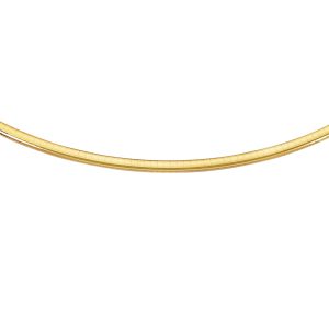 14K Gold 18" 4mm Classic Omega
