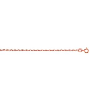 14K Gold .95mm Machine Rope Chain (Carded)