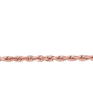 14K Gold 24" 2.5mm Solid Royal Rope Chain