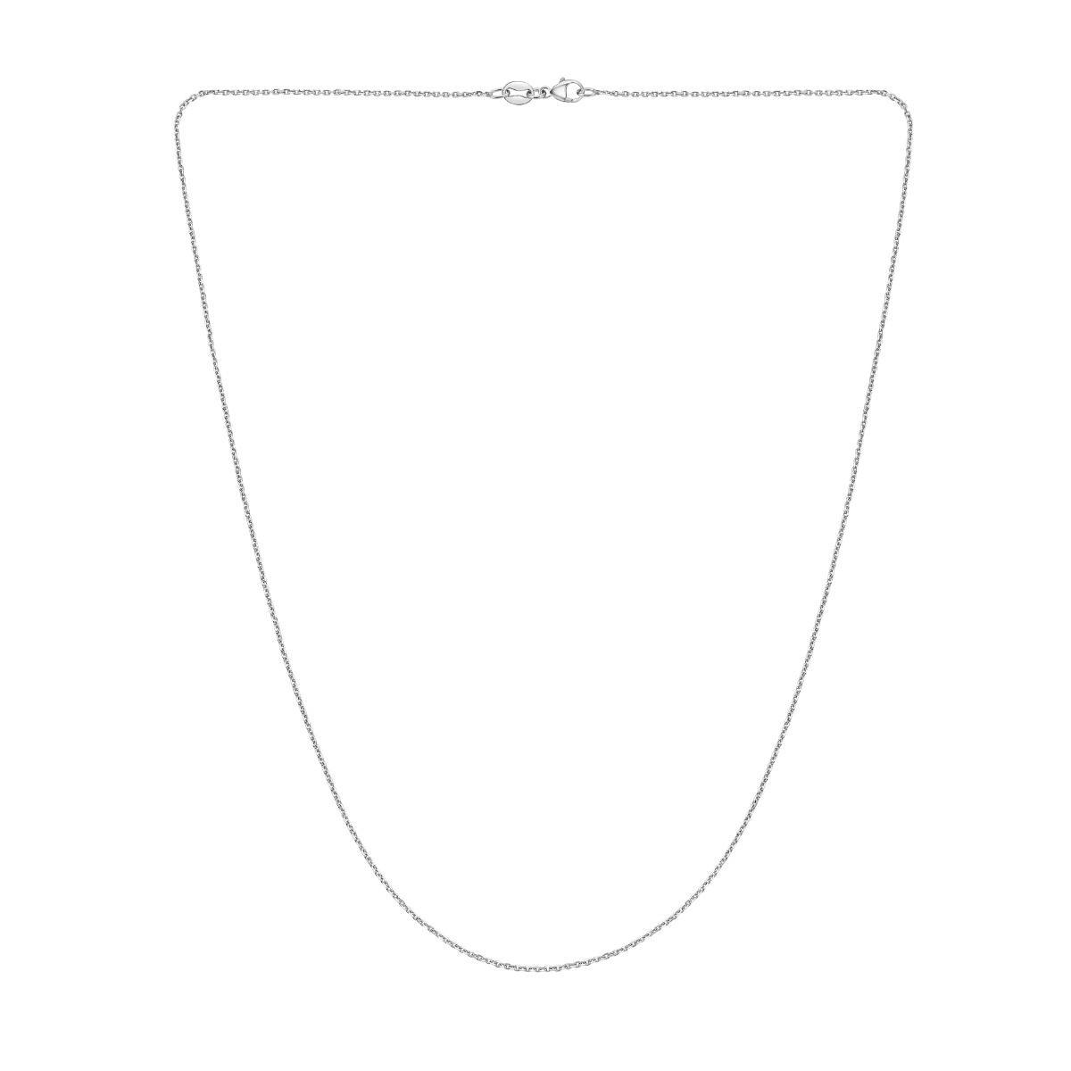 Platinum 1.1mm Diamond Cut Cable Chain