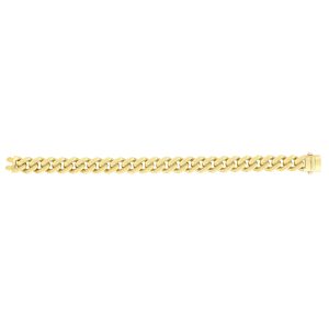 14K Gold 11.5mm Lite Miami Cuban