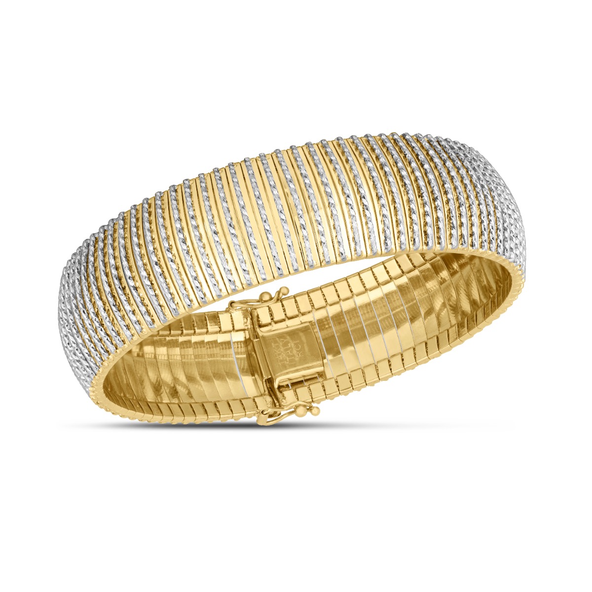14K Bold Diamanté Flex Bracelet