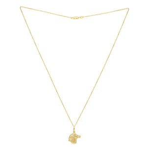 14K Medium Horse Head Pendant