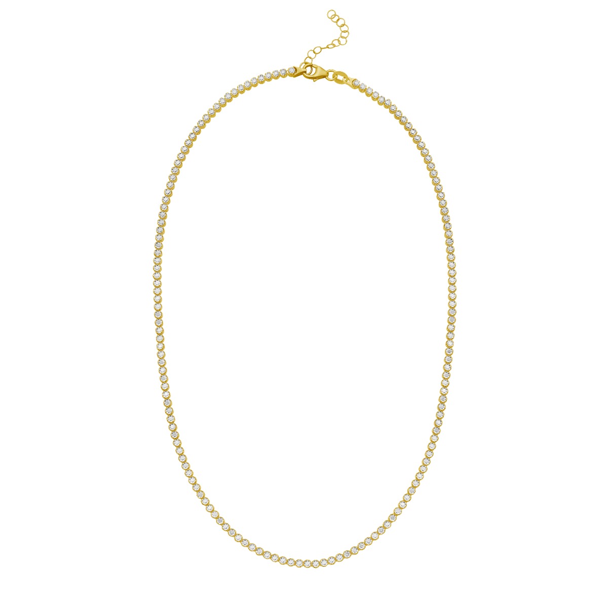 14K Diamon'Oro Tennis Necklace