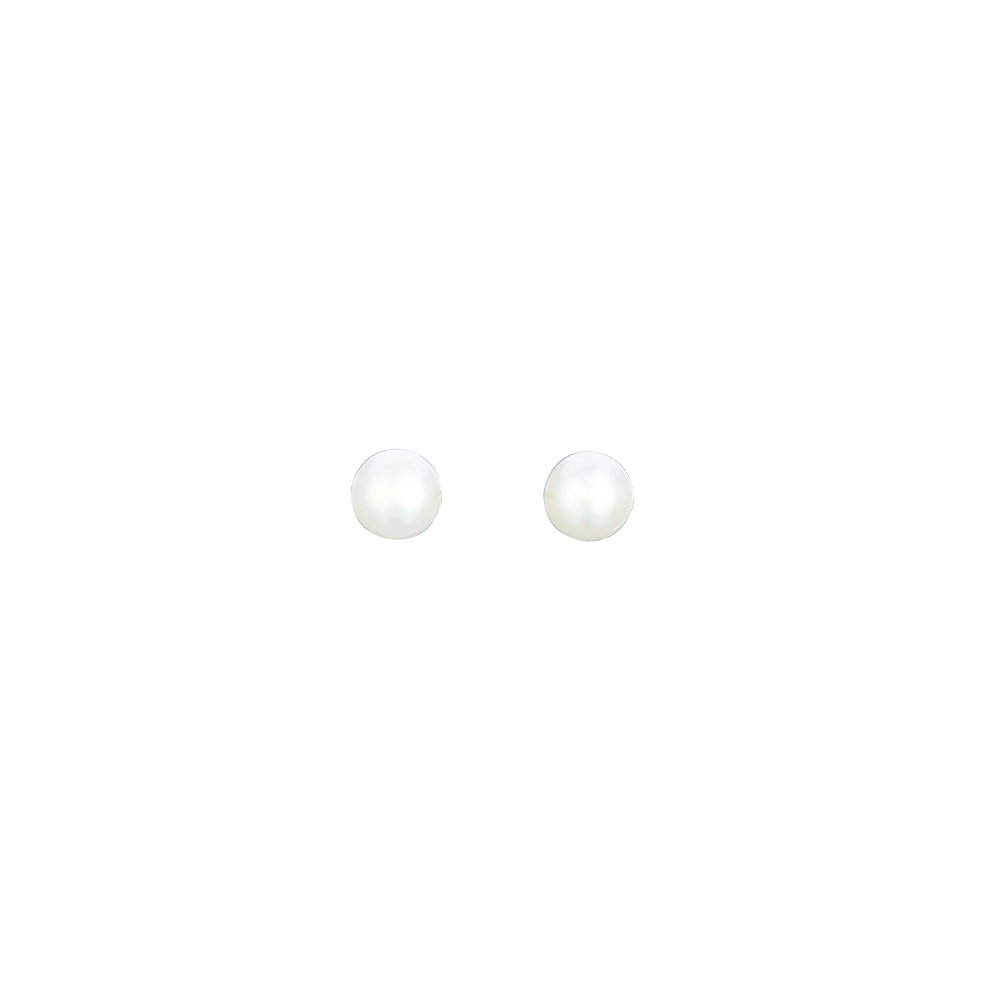 14K Gold 5MM Pearl Stud Earring