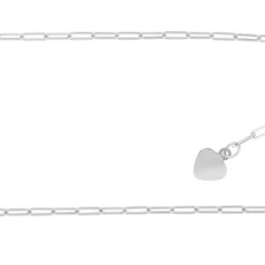 14K Gold 1.5mm Adjustable Paperclip Chain