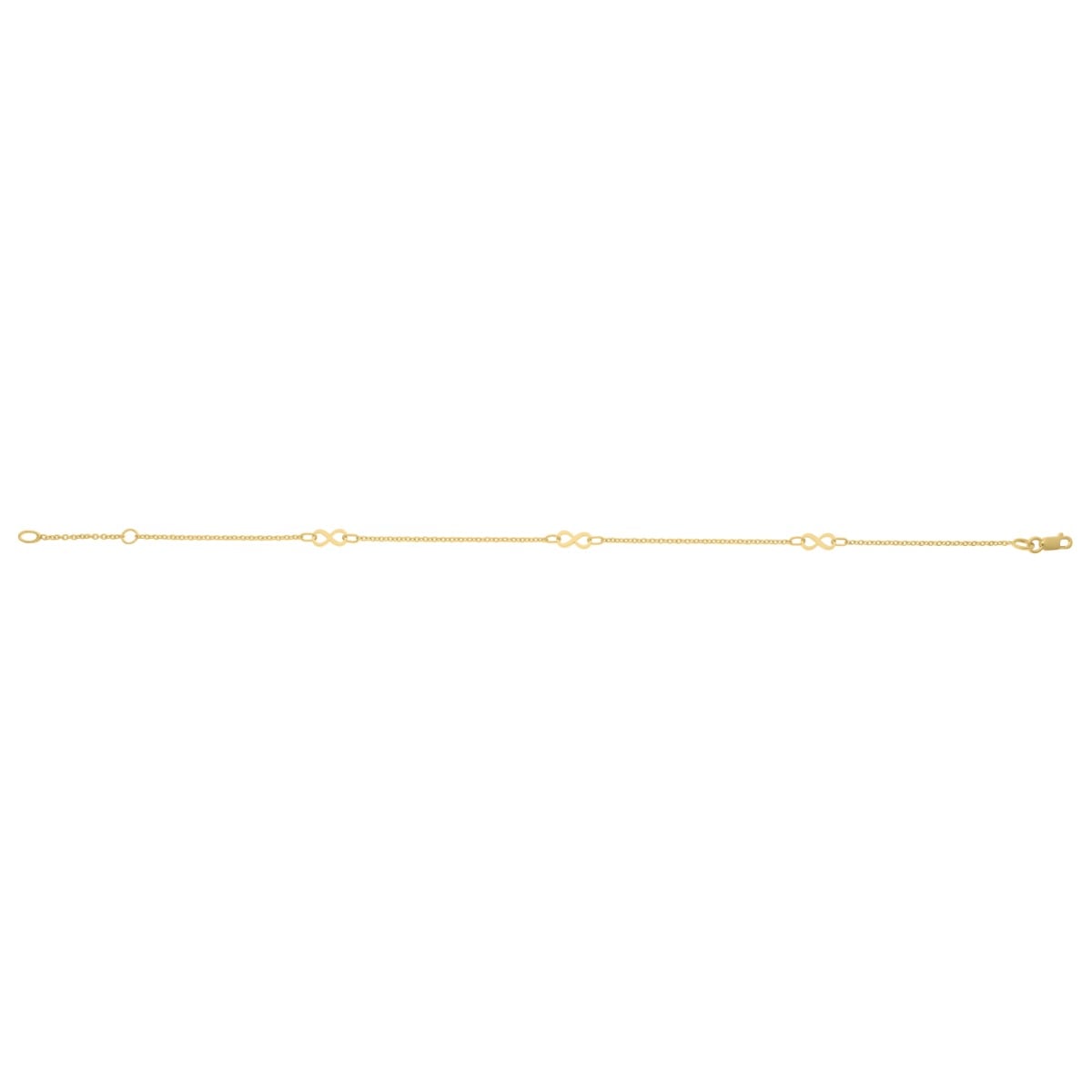 10K Infinity Anklet
