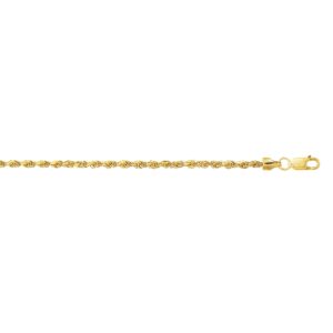10K Gold 2.0mm Lite Rope Chain