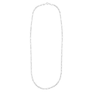 Silver 3mm Paperclip Chain