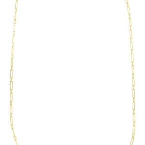 14K Alternating 2.8mm Paperclip Link Chain